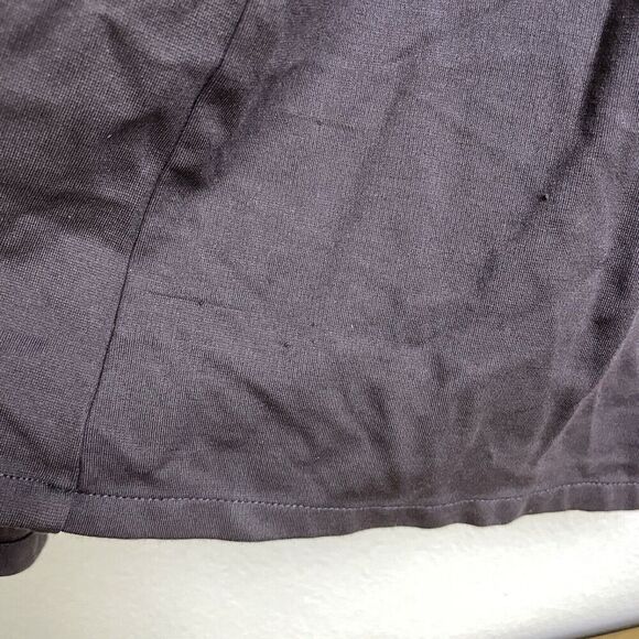 Bryn Walker Modal Cardigan Sweater Medium Brown Open Front Waterfall Stretch * - Picture 11 of 14